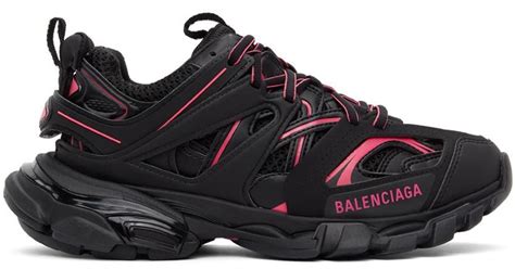 balenciaga track pink and black.